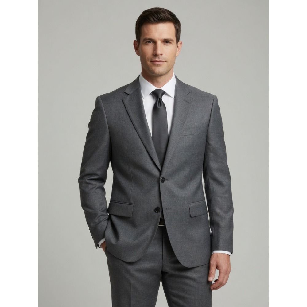 Theory Charcoal Gray Xylo Godsford Stretch Wool 2 Button Suit Jacket‎ Blazer 42R